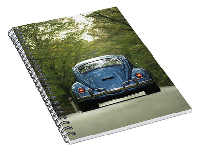 Bug On The Road - Spiral Notebook