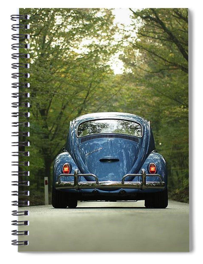 Bug On The Road - Spiral Notebook