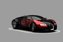Car Art Bugatti Exotic Car  Wall Decal