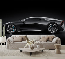 Car Art Bugatti Side View Wall Mural