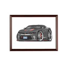 2017 Camaro RS 50th Anniversary Edition Sublimation Wall Plaque