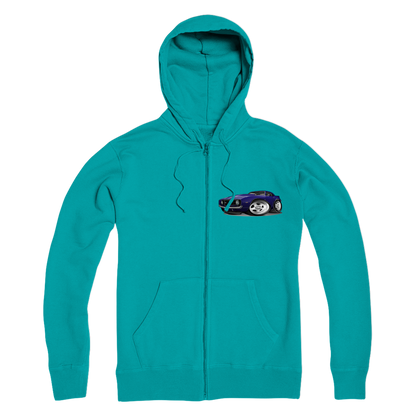 1st Generation Purple Camaro Premium Adult Zip Hoodie