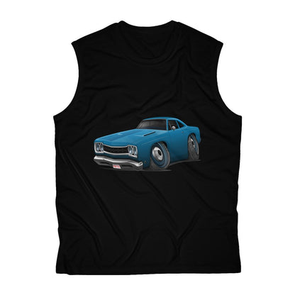1968 Plymouth Road Runner Car Art Men's Sleeveless Performance Tee