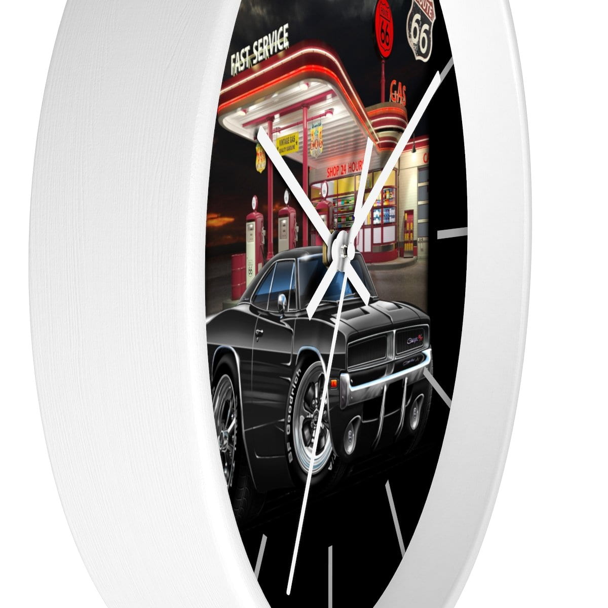 1969 Charger Vintage Gas Wall clock