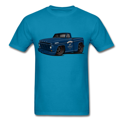 1967 Ford F-100 Men's T-Shirt - turquoise