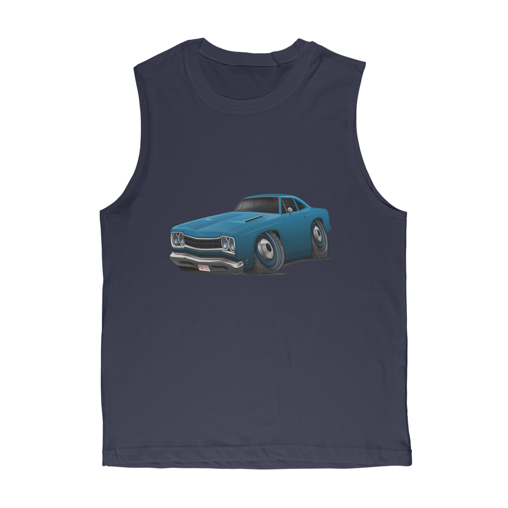 1968 Plymouth Roadrunner Car Art Premium Adult Muscle Top