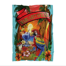 Margaritaville home decor Blanket Baby Blue Parrot Premium Adult