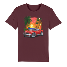 1967 Camaro SS Margaritaville Beach Car Art Organic Jersey Adult T-Shirt