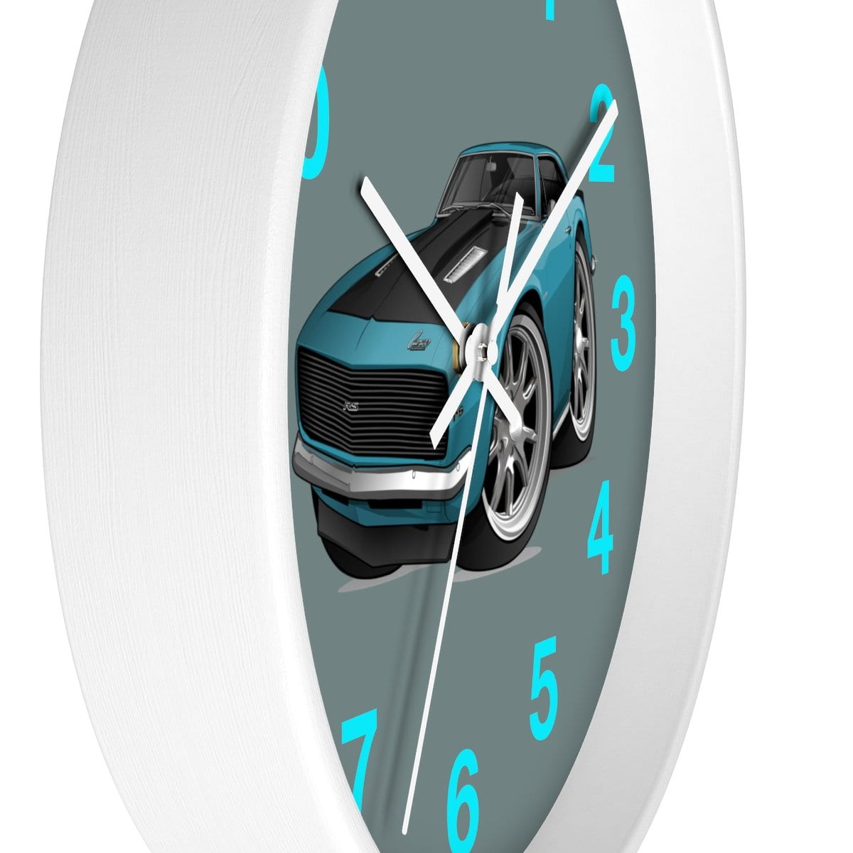 1st Generation Teal Camaro Wall clock