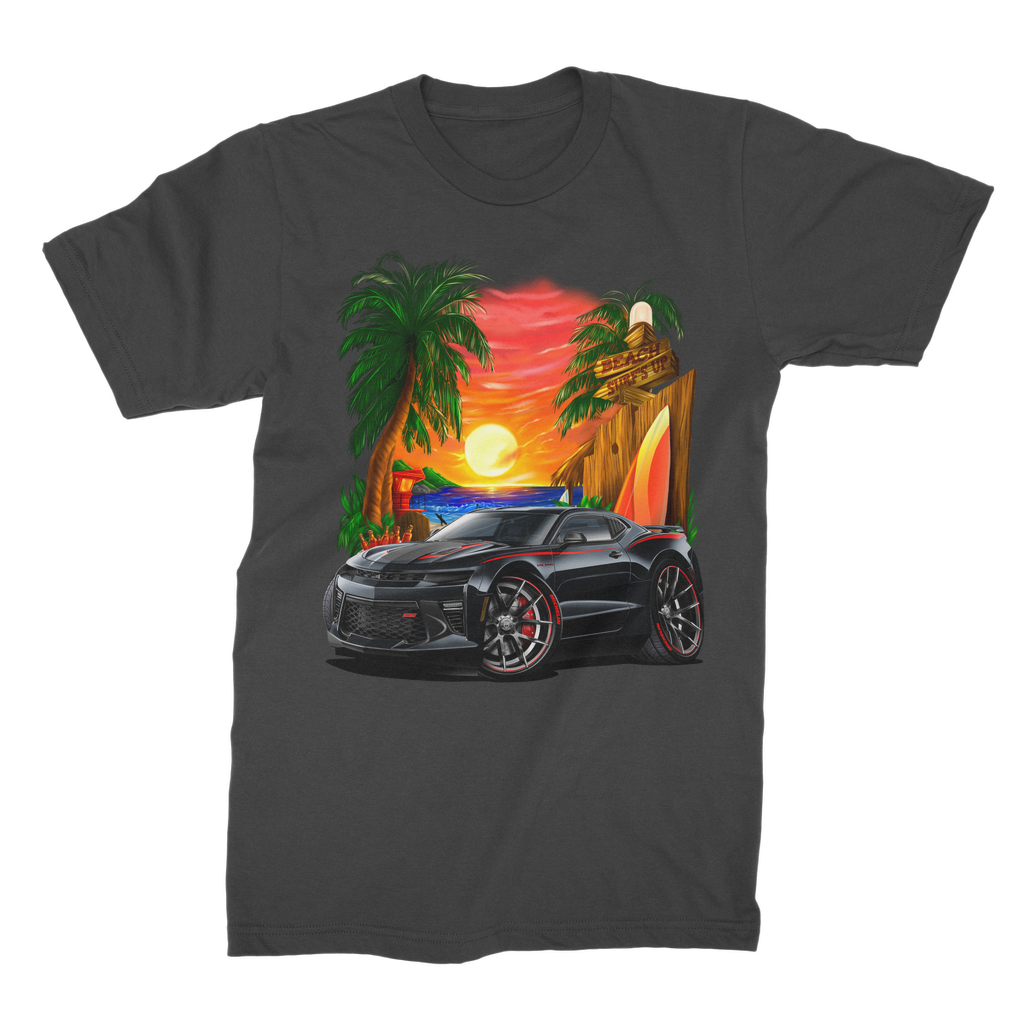 Surfs Up 2017 Camaro SS Car Art Premium Jersey Men's T-Shirt