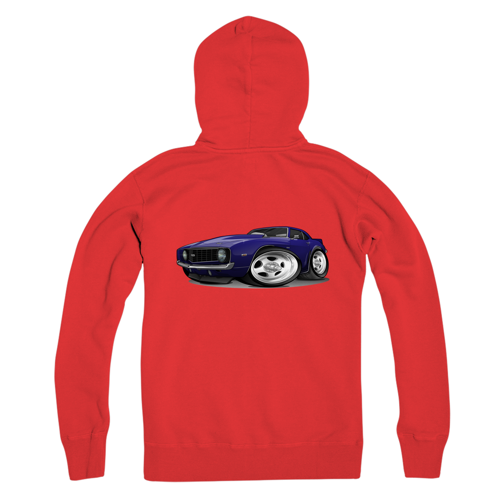 1st Generation Purple Camaro Premium Adult Zip Hoodie