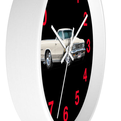 1966 El Camino Car Art Muscle Car Wall clock