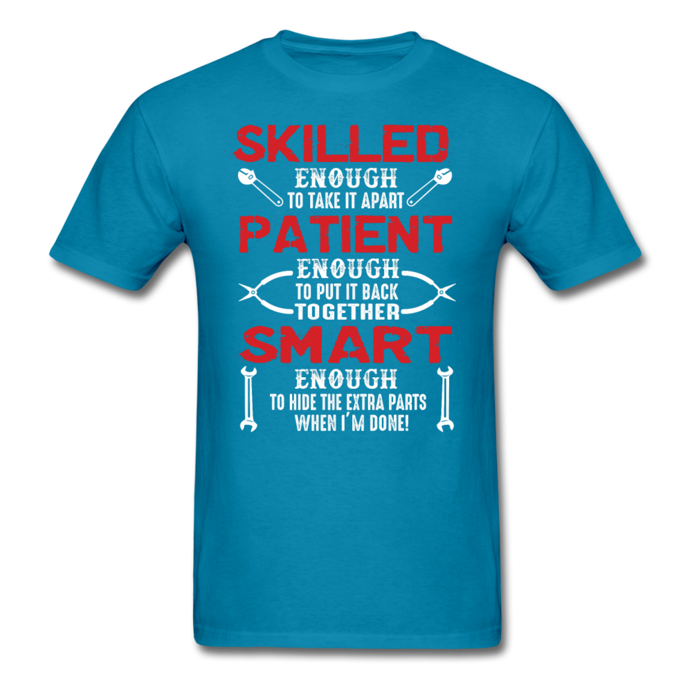 Skilled Mechanic Men's T-Shirt - turquoise
