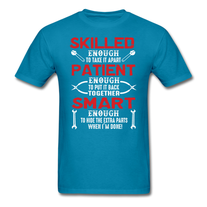 Skilled Mechanic Men's T-Shirt - turquoise