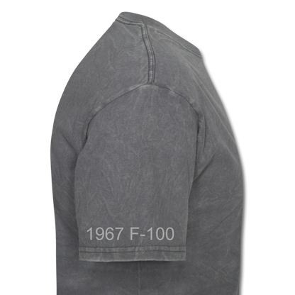1967 Ford F-100 Men's T-Shirt - mineral charcoal gray