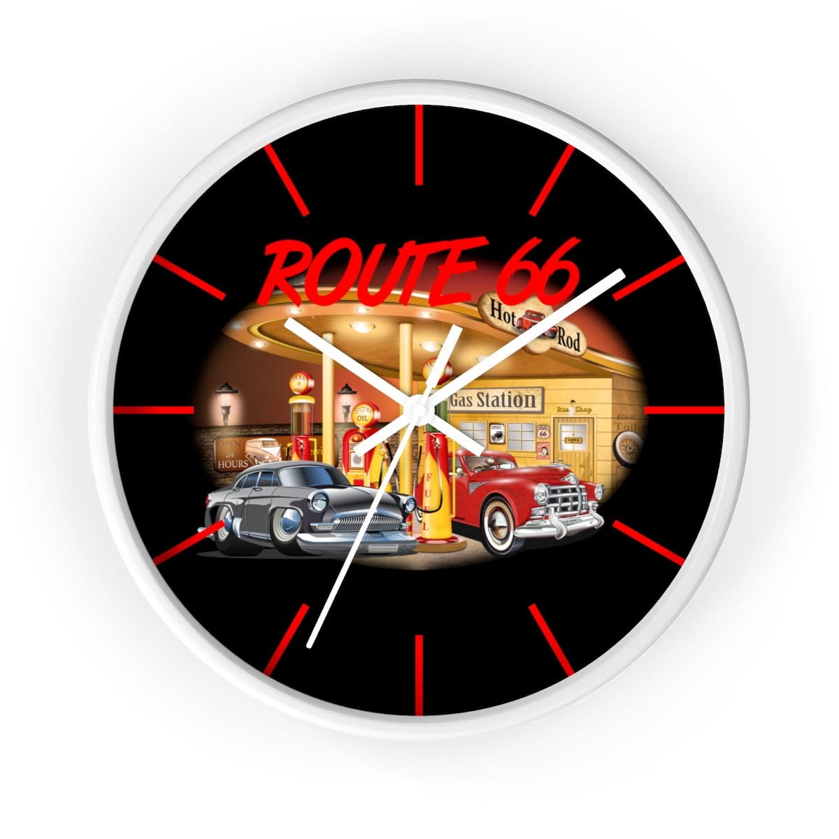 Route 66 Wall clock