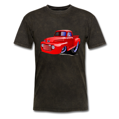 Old Red Truck Men's T-Shirt - mineral black