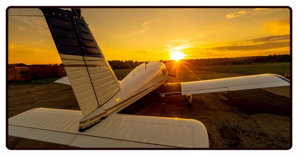 Piper Cherokee Sunset Desk Mat