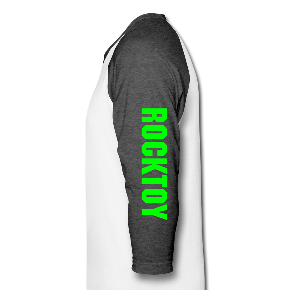 Baseball T-Shirt - white/charcoal