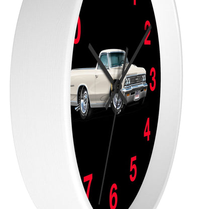 1966 El Camino Car Art Muscle Car Wall clock
