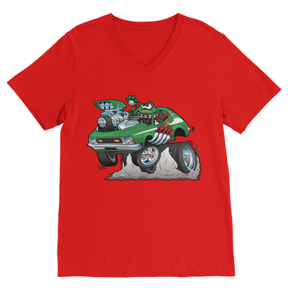 Gremlin Hotrod Classic V-Neck T-Shirt