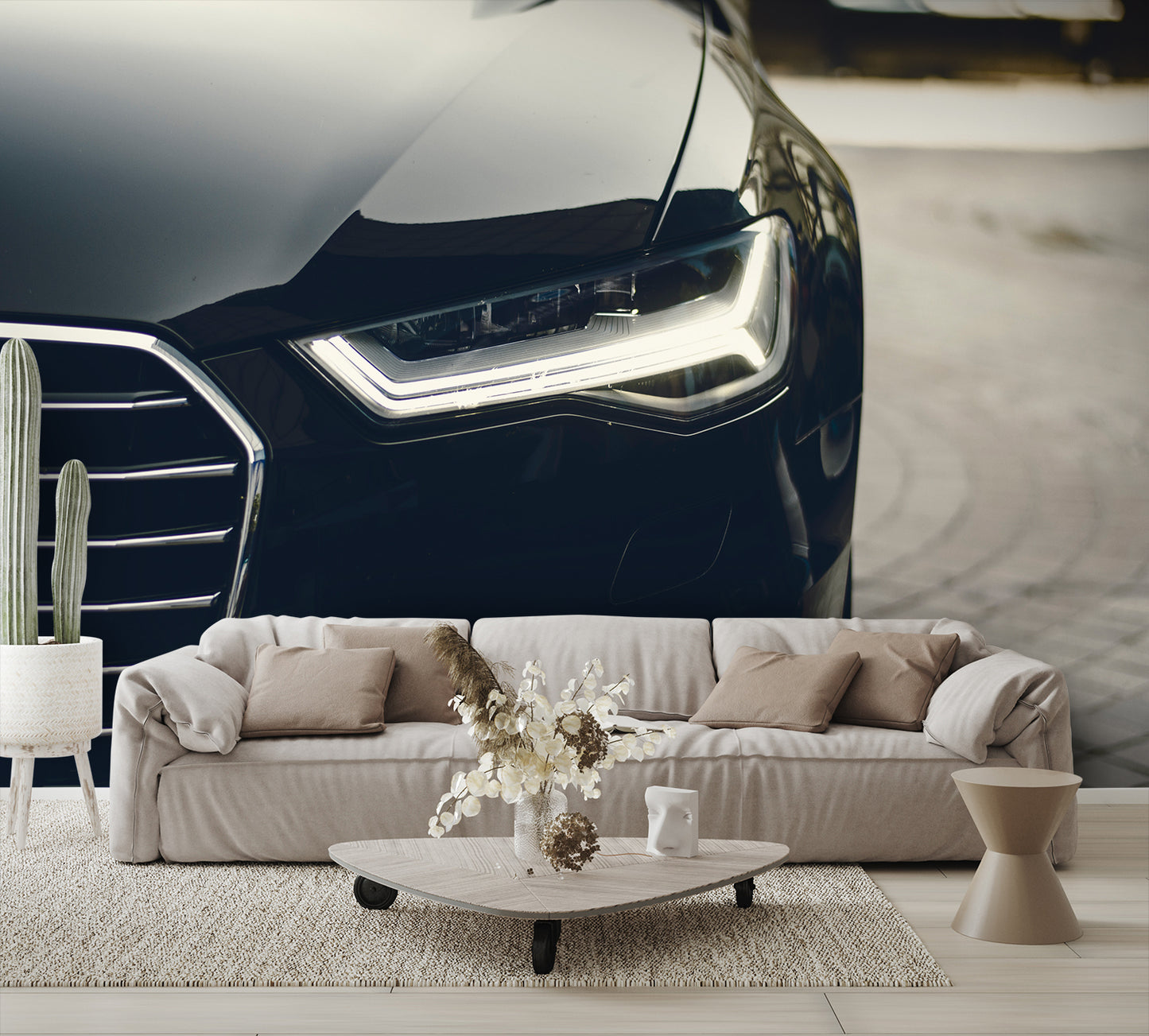 Car Art Exotic Auto Front End Custom Designed Wallpaper