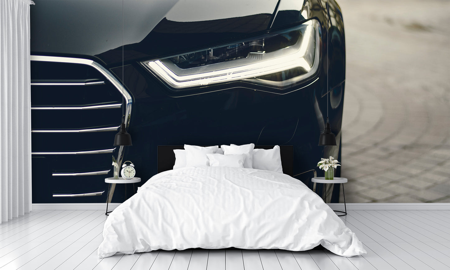 Car Art Exotic Auto Front End Custom Designed Wallpaper