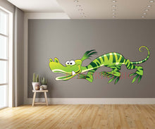 Cartoon Green Dino Wall Art Decal