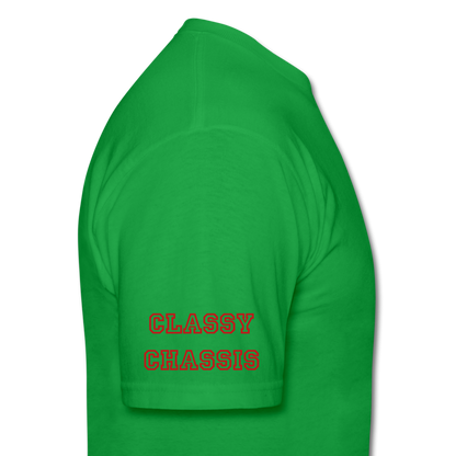 Old Red Truck Version B Men's T-Shirt - bright green