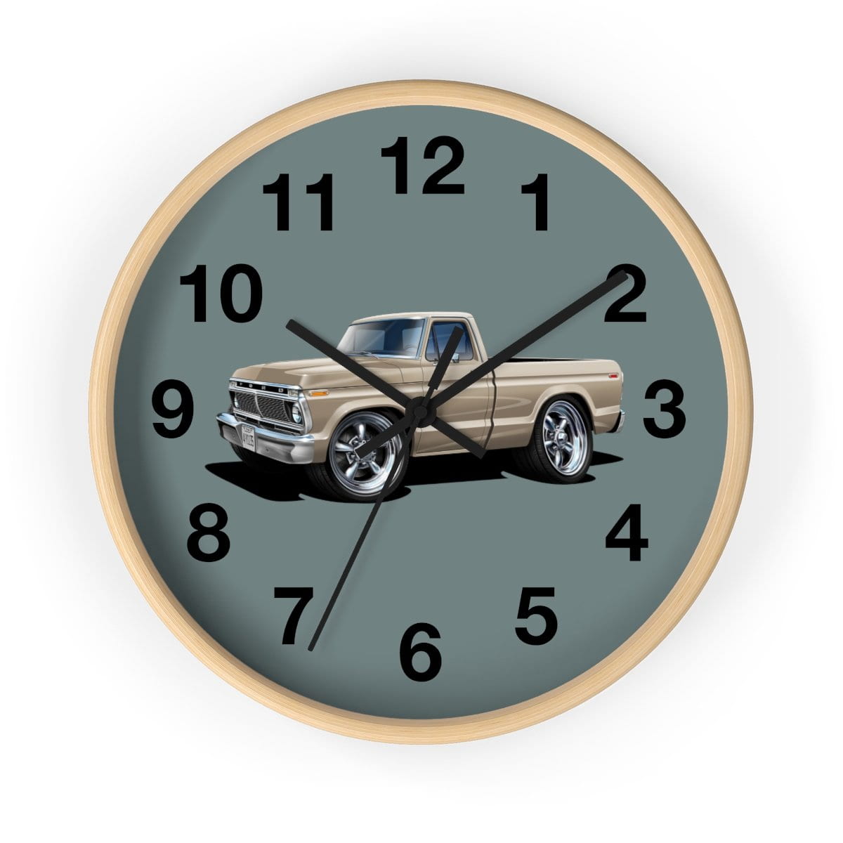 1974 F100 Pickup Truck Car Art Wall clock