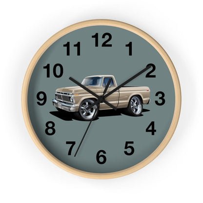 1974 F100 Pickup Truck Car Art Wall clock