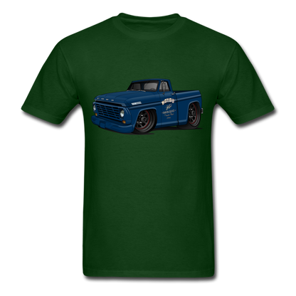 1967 Ford F-100 Men's T-Shirt - forest green