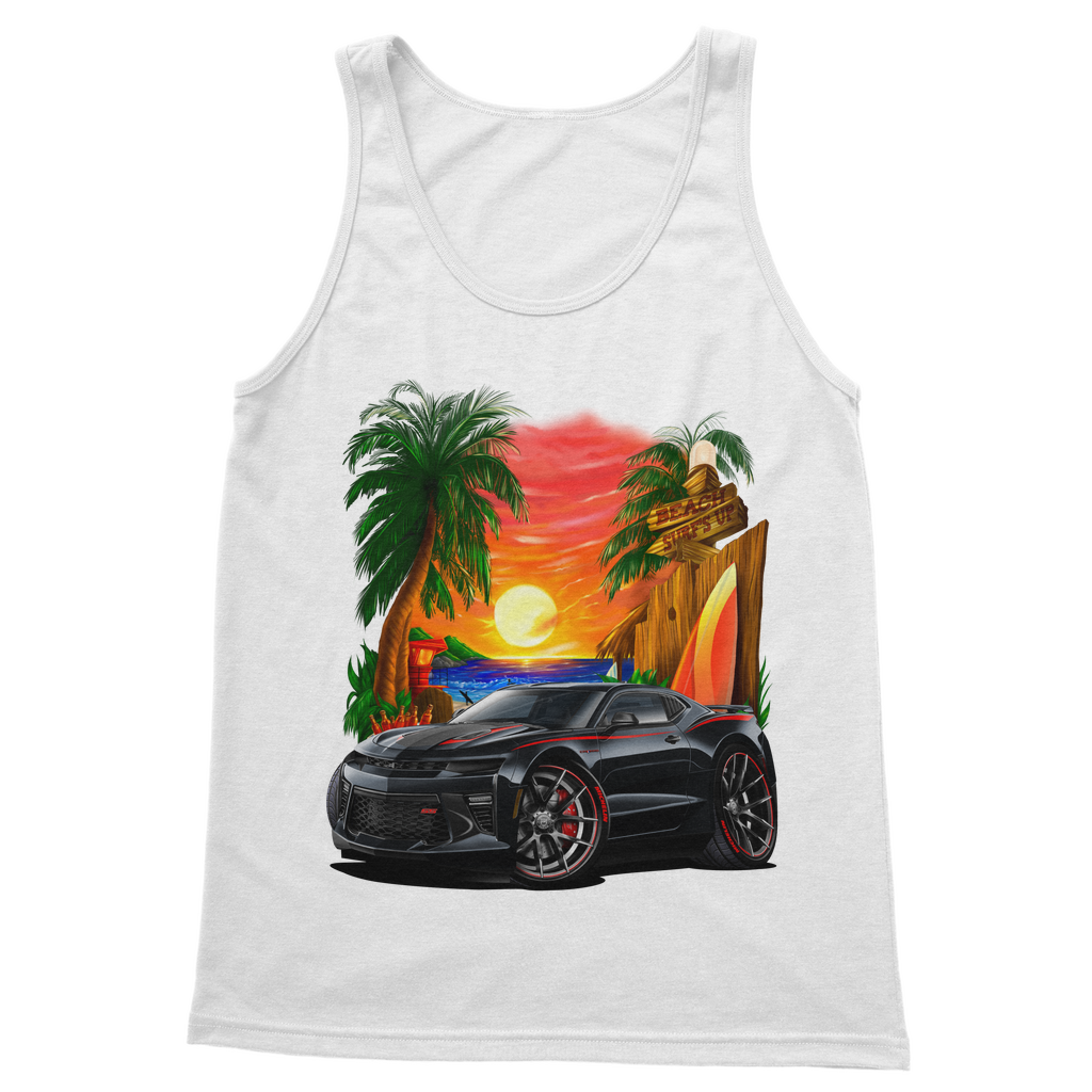 Surfs Up 2017 Camaro SS Car Art Classic Adult Vest Top