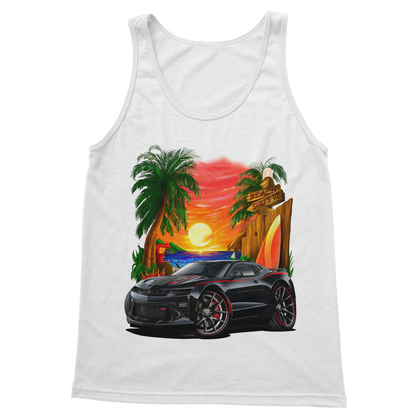 Surfs Up 2017 Camaro SS Car Art Classic Adult Vest Top