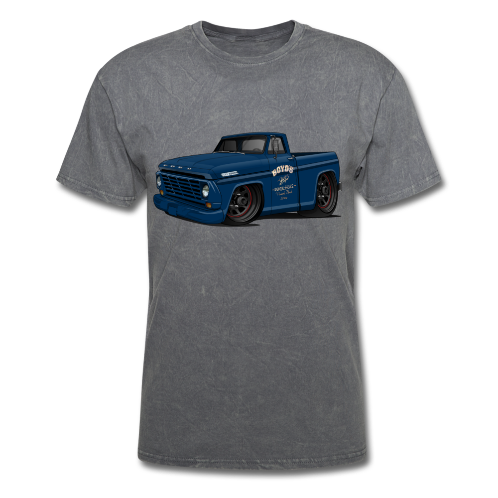 1967 Ford F-100 Men's T-Shirt - mineral charcoal gray