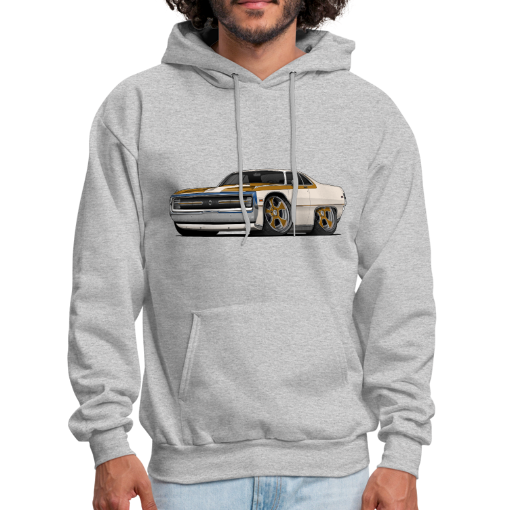 1970 Chrysler 300 Hurst Car Art Men's Hoodie - heather gray