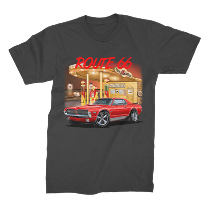 Gas Station Mercury Cougar Premium Jersey Men's T-Shirt