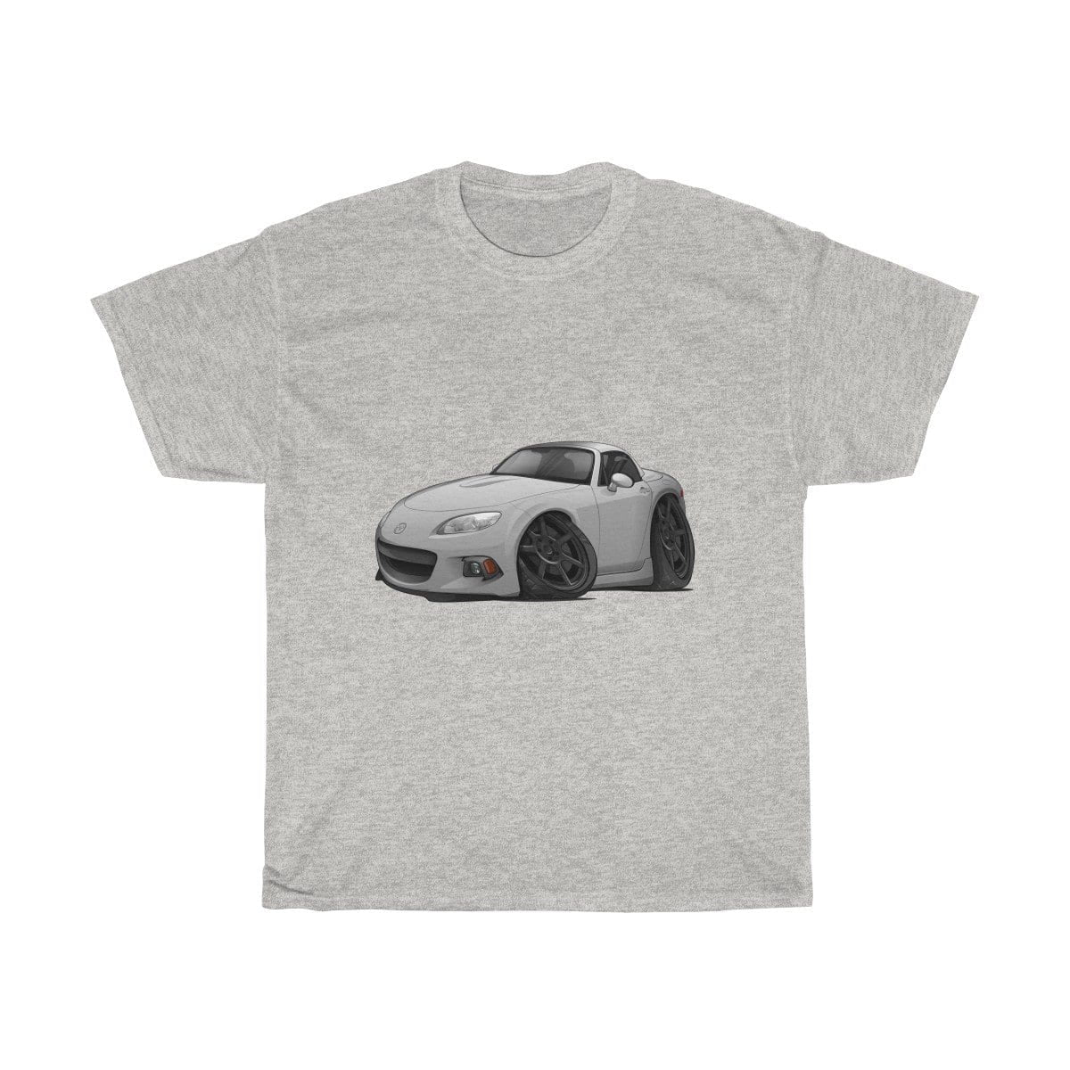 Grey Car Art Unisex Heavy Cotton Tee