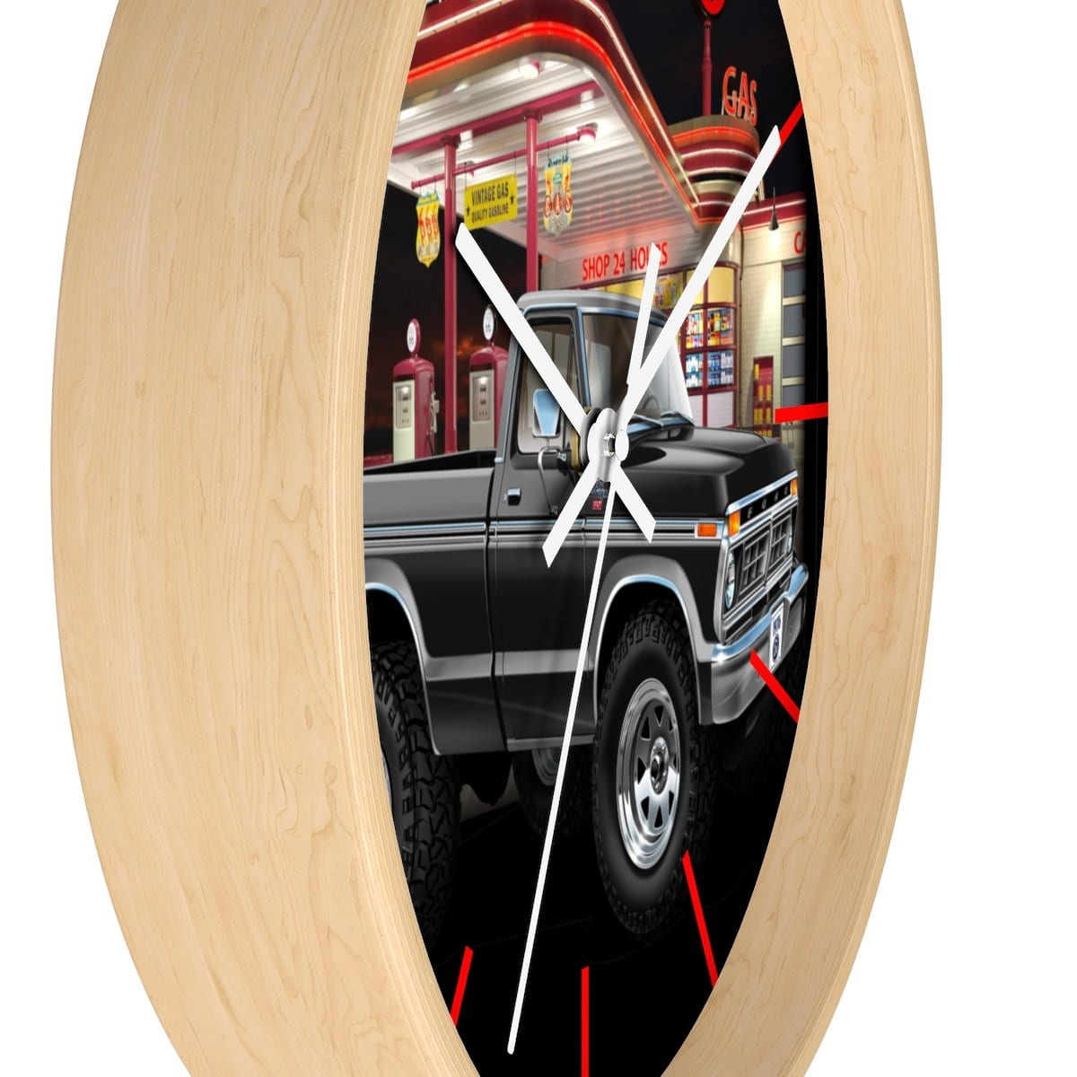 1976 F-150 Ranger XLT 4x4 Pickup Wall clock