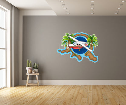 Cessna Caravan Drawing Airplane Art Wall Decals