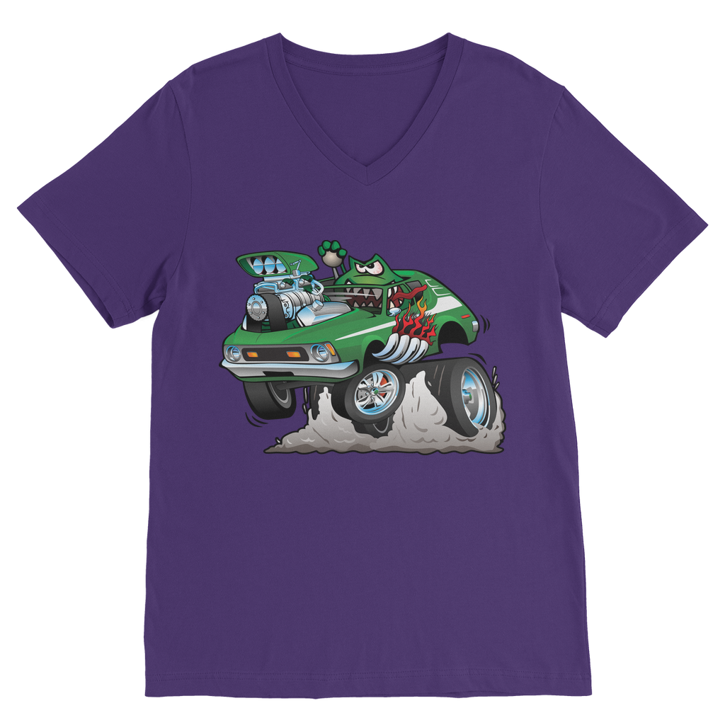 Gremlin Hotrod Classic V-Neck T-Shirt