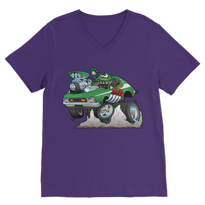 Gremlin Hotrod Classic V-Neck T-Shirt