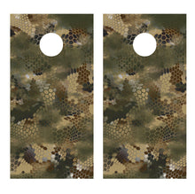 Chameleon Camo Design Cornhole Decal Wraps