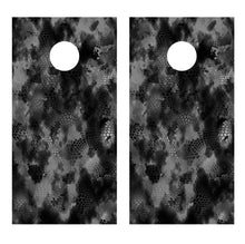 Chameleon Camo Night Design Cornhole Decal Wrap
