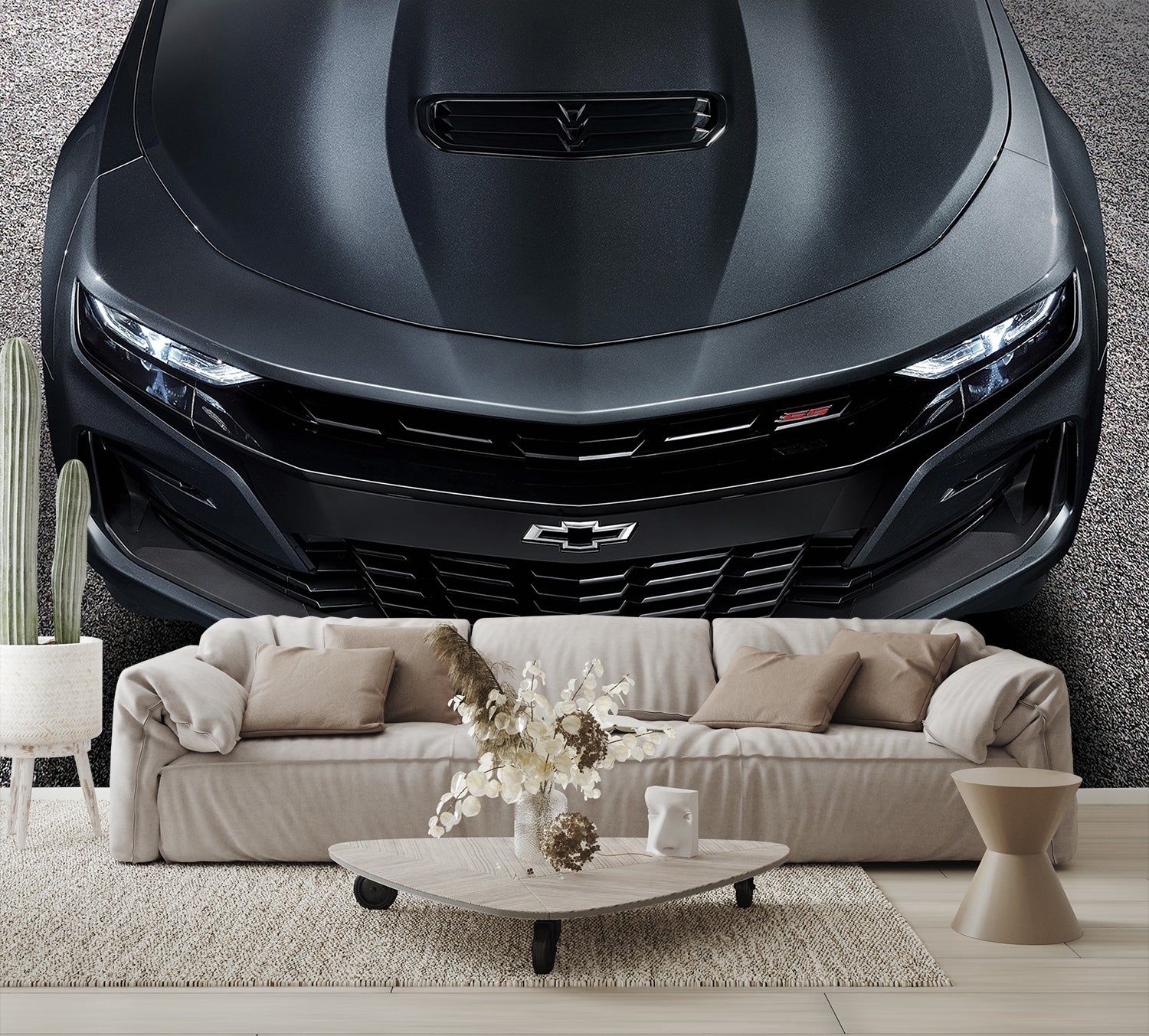 Car Art Camaro SS 2019 Front Wall Mural