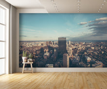 Overview of the City Custom Designed Wallpaper