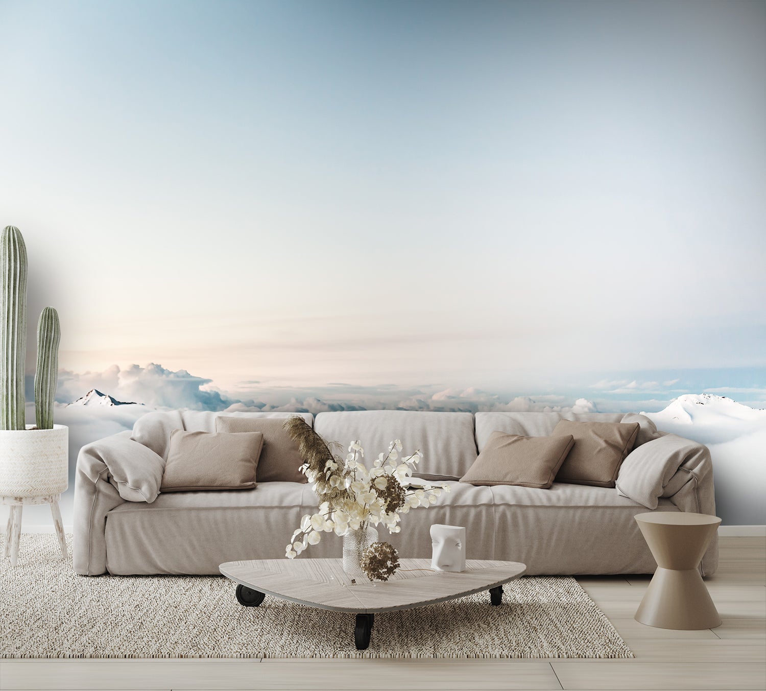 Above the Clouds Wall Mural