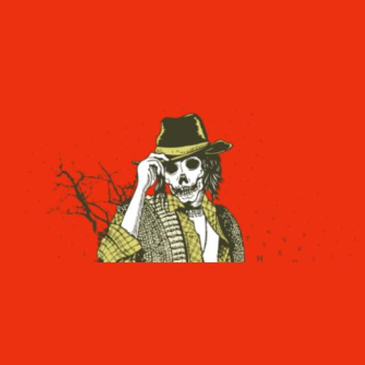 Skull Hat Halloween Coffee Mug - Let's Print Big