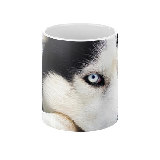 Siberian Husky Cute Coffee Mug 11 ounce - Let's Print Big
