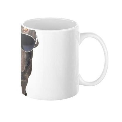 Lab Dog in Sunglasses Coffee Mug - Let's Print Big